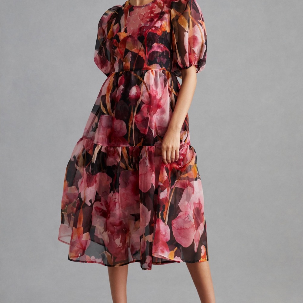 Anthropologie Organza Midi Dress